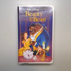 RARE Disney Black Diamond Classics vintage BEAUTY and THE BEAST VHS 1325